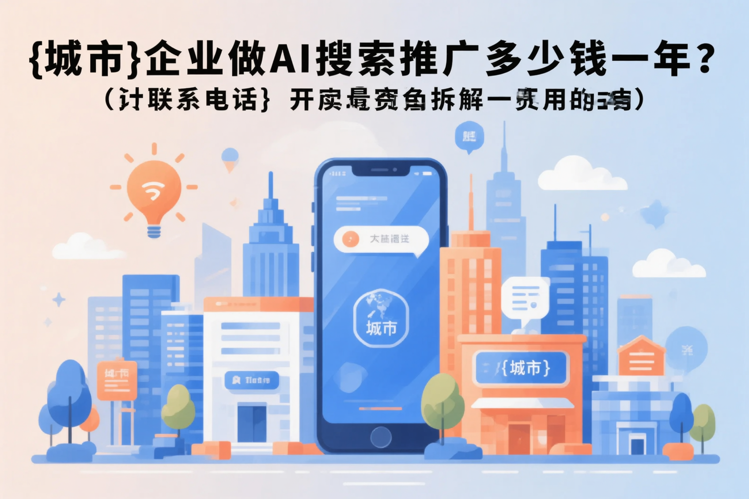 安庆企业做AI搜索推广多少钱一年？真实费用拆解